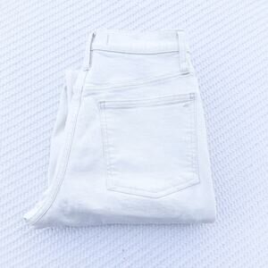 Madewell Balloon Cream Denim Jeans Zip Fly Size 26